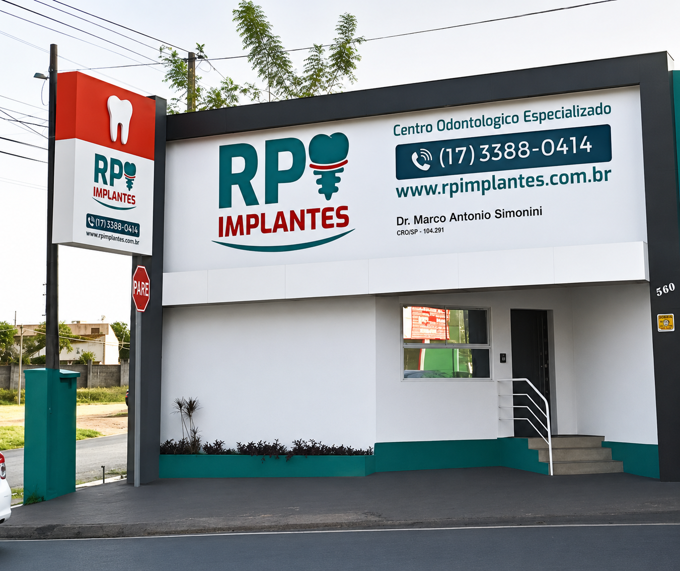 Fachada da RP Implantes